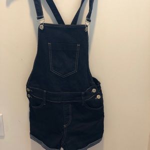 Dark Jean Overalls